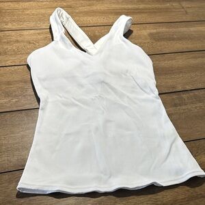 Alo Yoga Elevate White Tank Top
